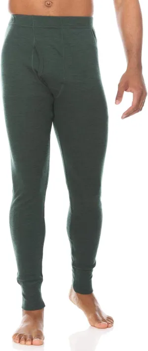 100% Merino Wool Bottoms Men's Base Layer Pants - Long Johns - Thermal Underwear