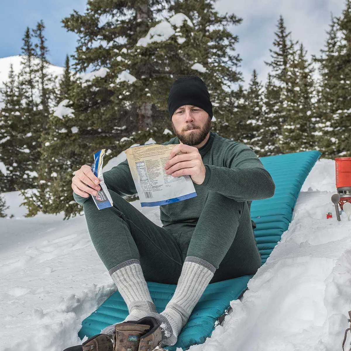 100% Merino Wool Bottoms Men's Base Layer Pants - Long Johns - Thermal Underwear