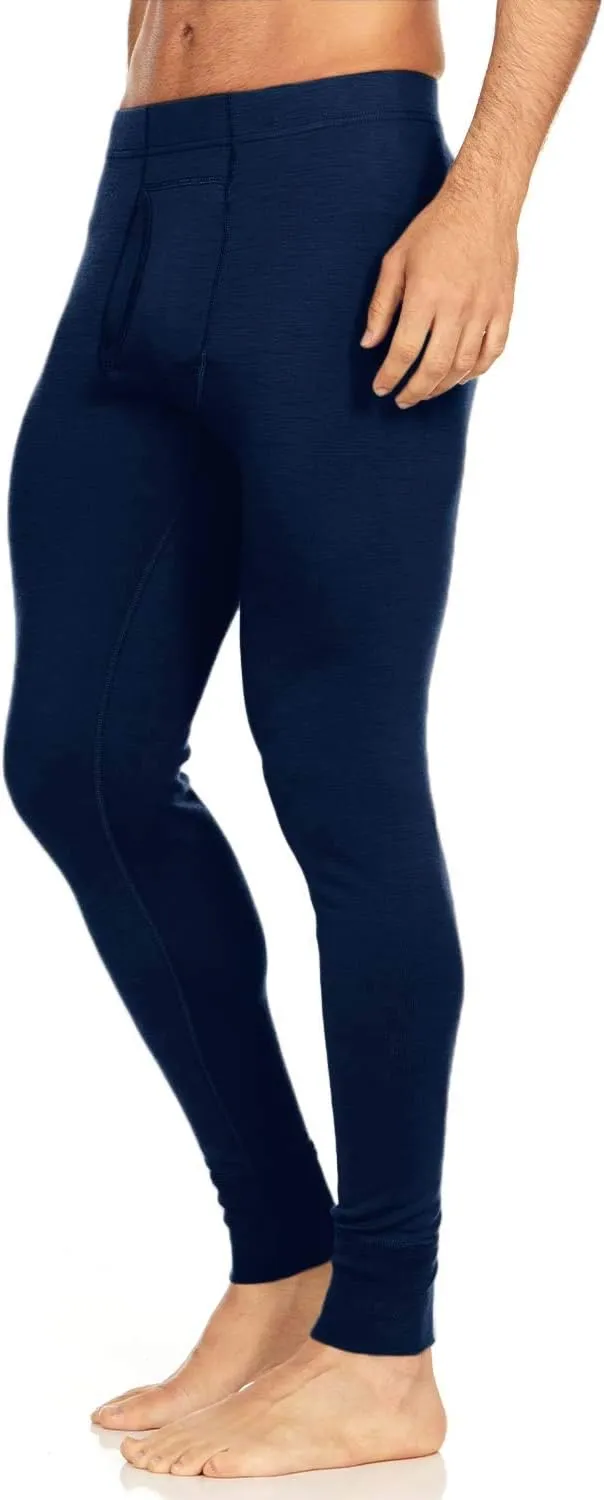 100% Merino Wool Bottoms Men's Base Layer Pants - Long Johns - Thermal Underwear