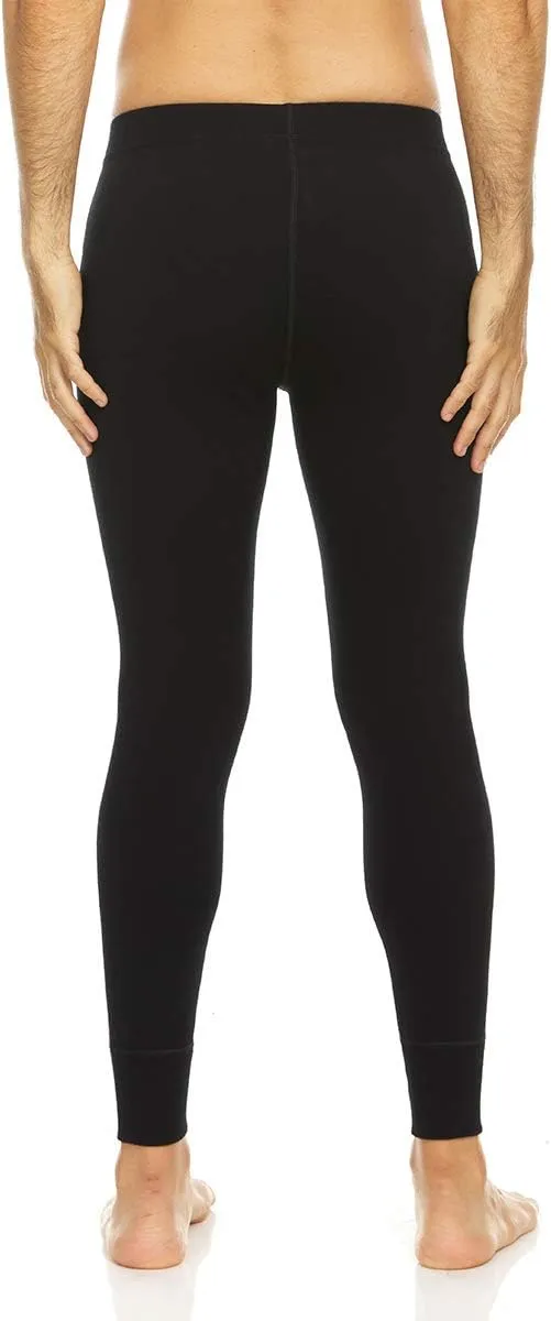 100% Merino Wool Bottoms Men's Base Layer Pants - Long Johns - Thermal Underwear