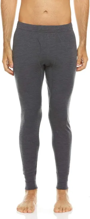 100% Merino Wool Bottoms Men's Base Layer Pants - Long Johns - Thermal Underwear