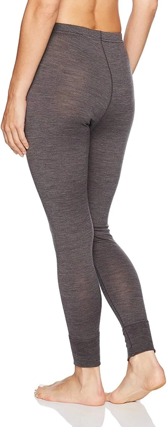 100% Merino Wool Women's Base Layer Bottoms - Thermal Underwear - No Itch Renewable Fabric