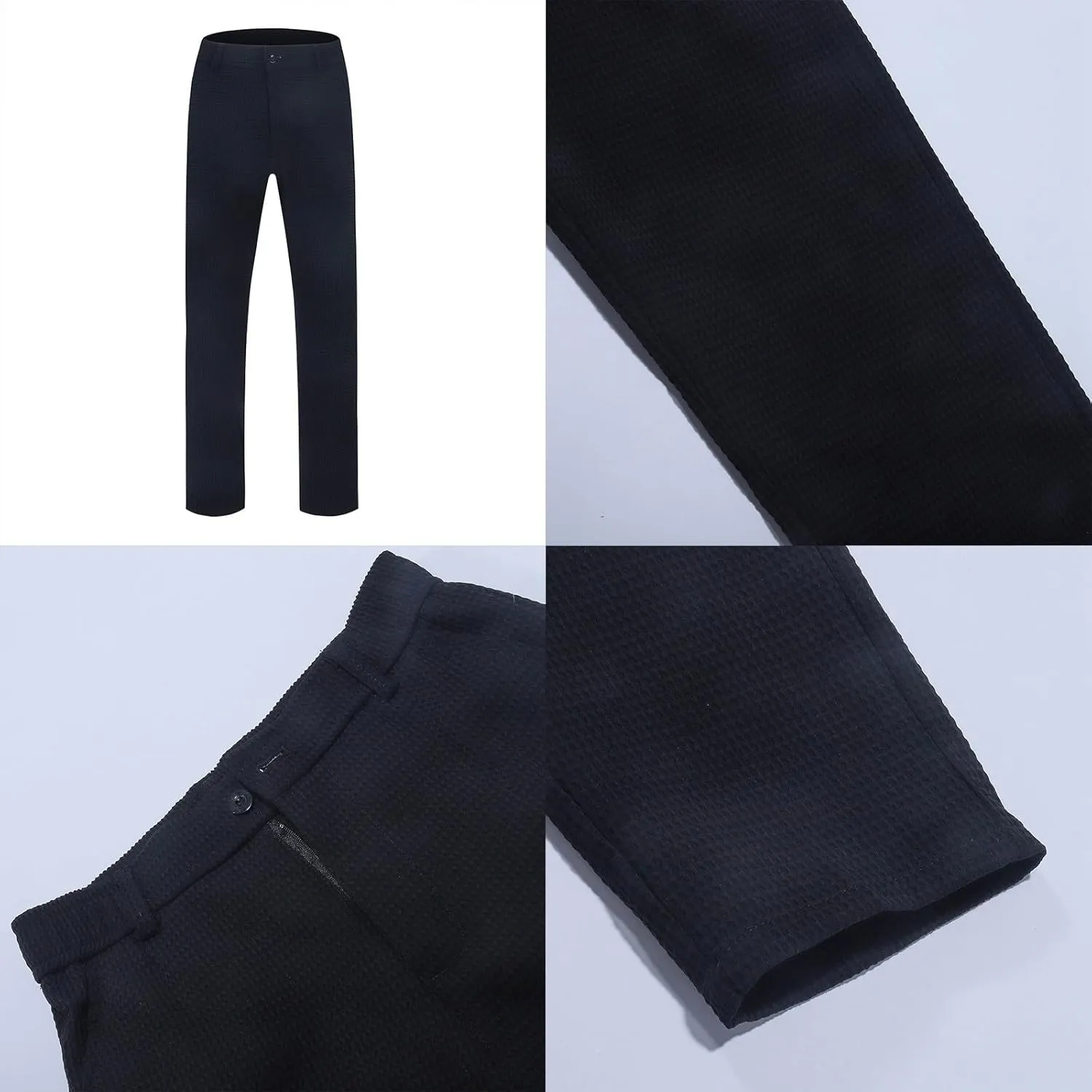 2024 Mens Golf Pants Fashion Casual Stretch Slim Fit Joggers Pants Hiking Travel Work Dress Pants Men Stylish Trousers