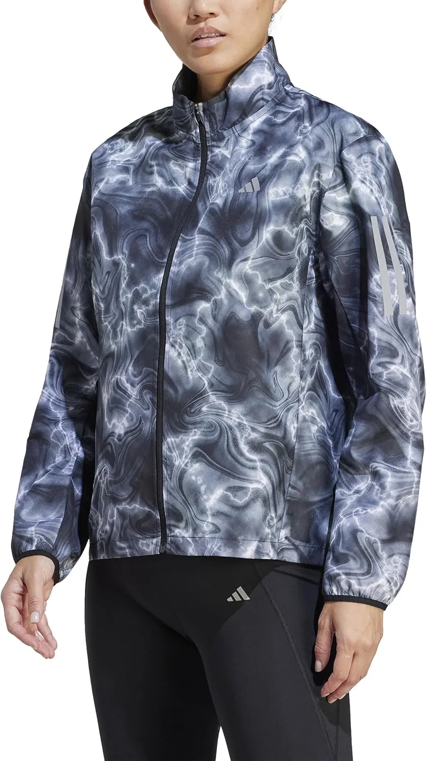 adidas Women's Own The Run All Over Printed Jacket