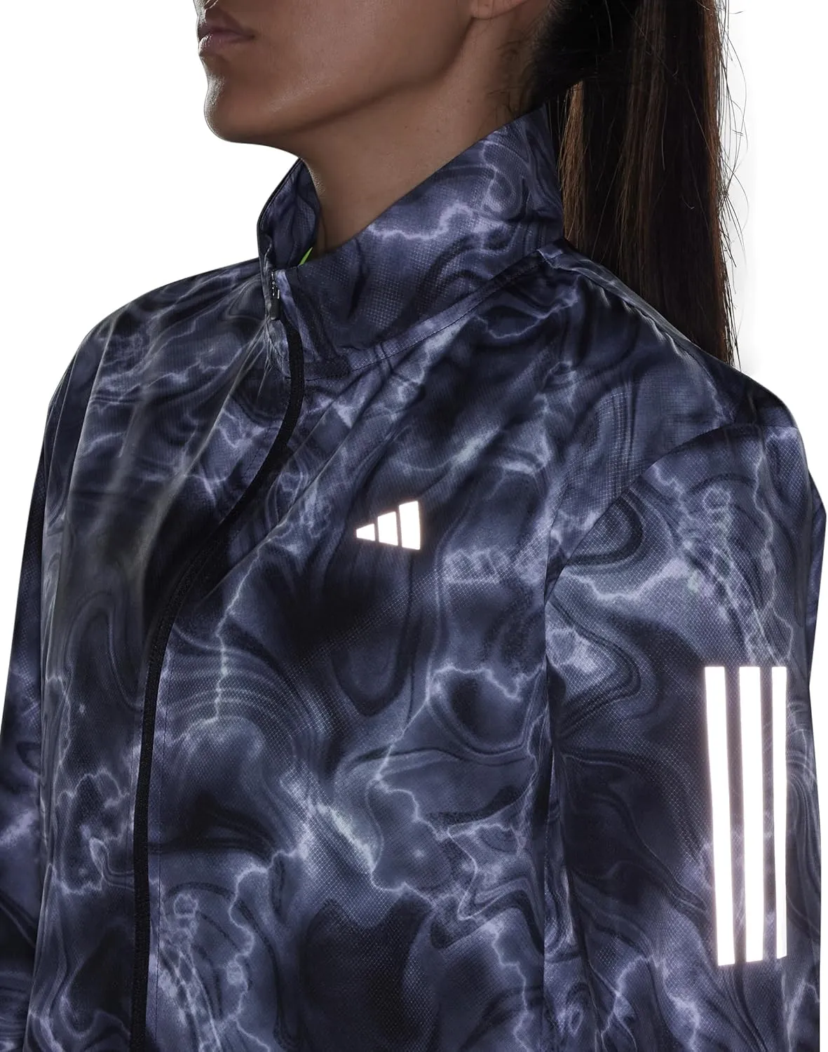 adidas Women's Own The Run All Over Printed Jacket
