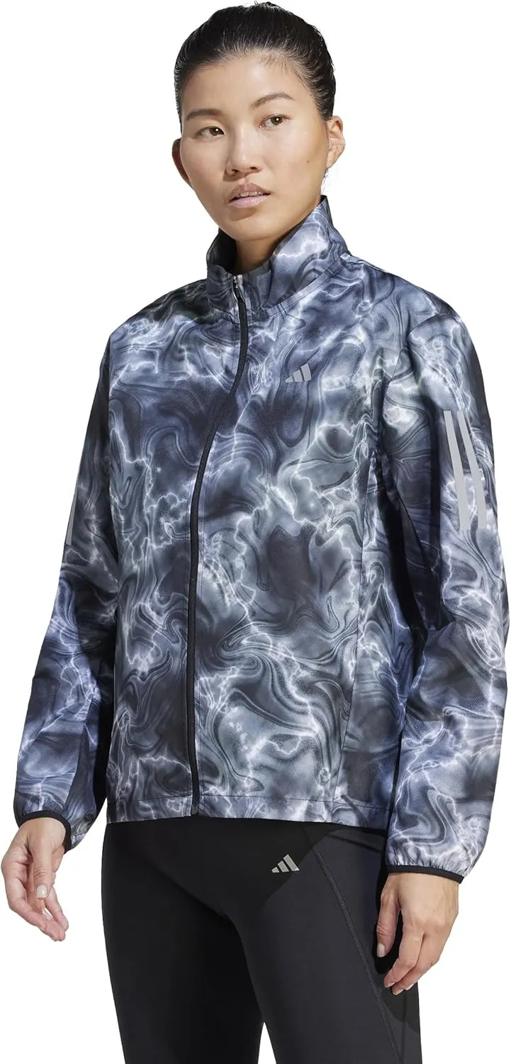 adidas Women's Own The Run All Over Printed Jacket