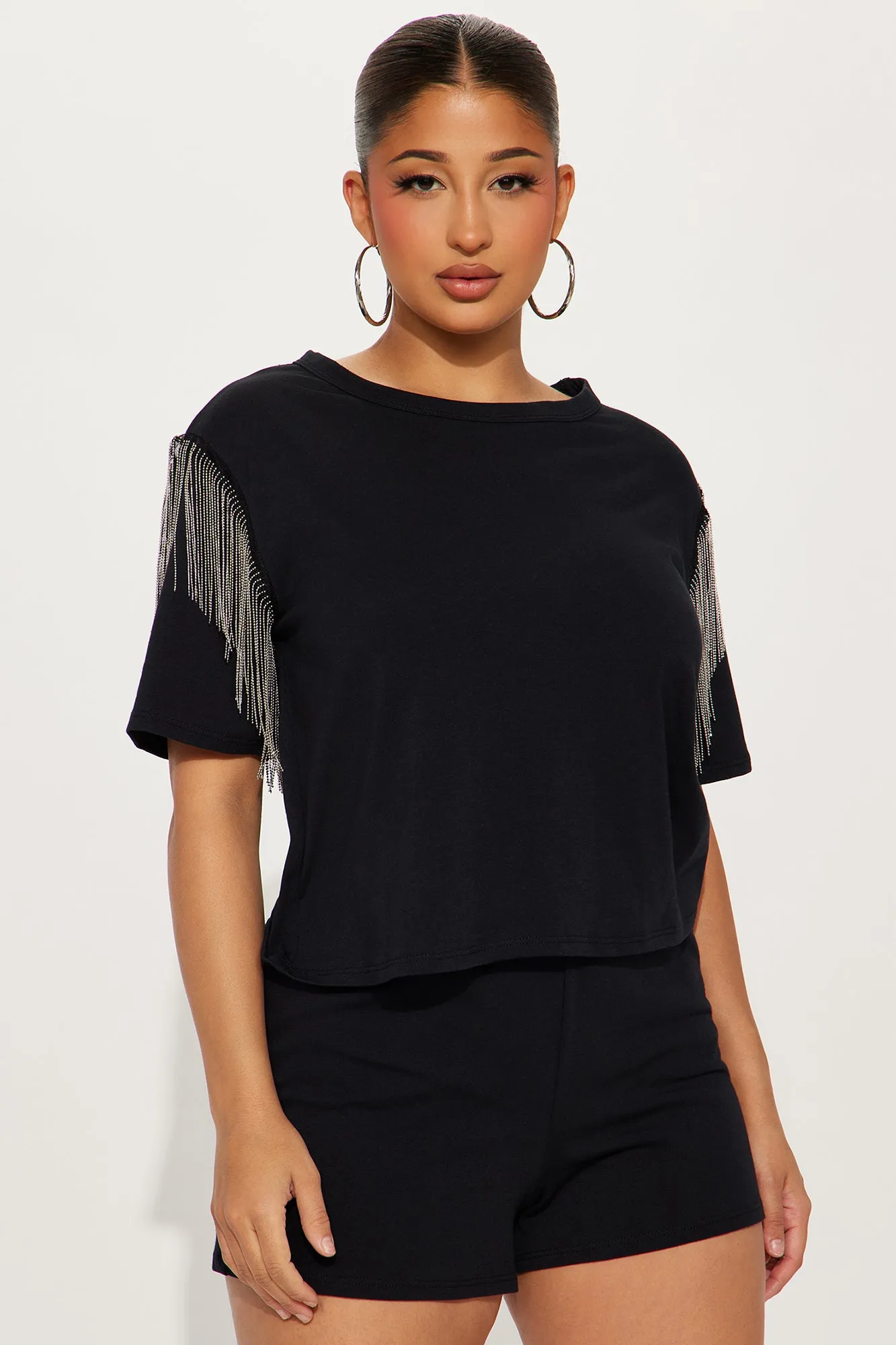 Always Around Short Set - Black