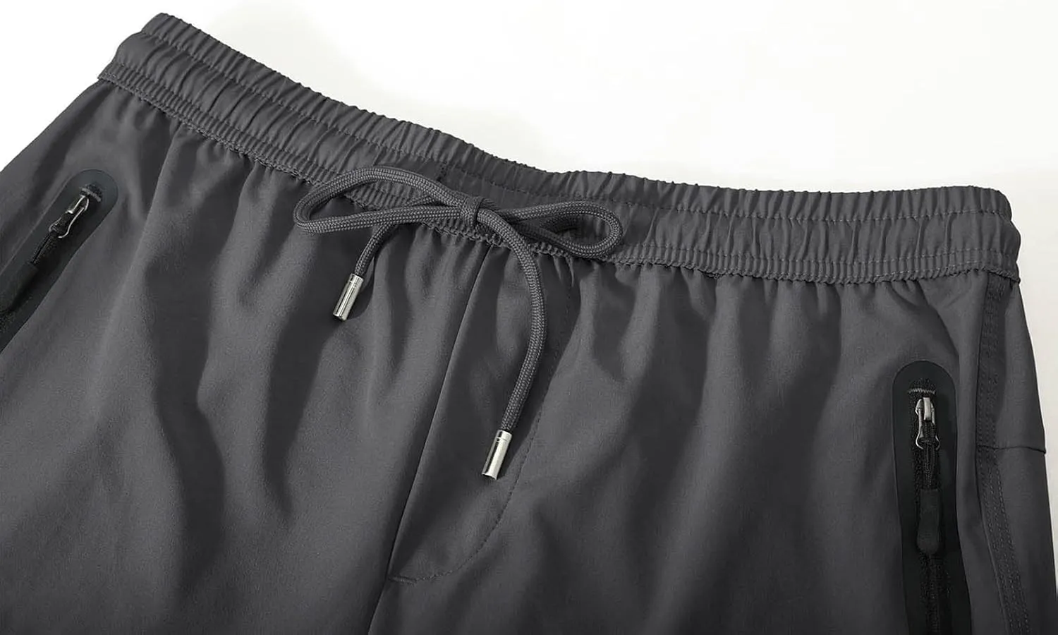 BASUDAM Men's Athletic Pants Thin Lightweight Quick Dry Zipper Pockets Outdoor Sports Pants for Running Jogging Hiking