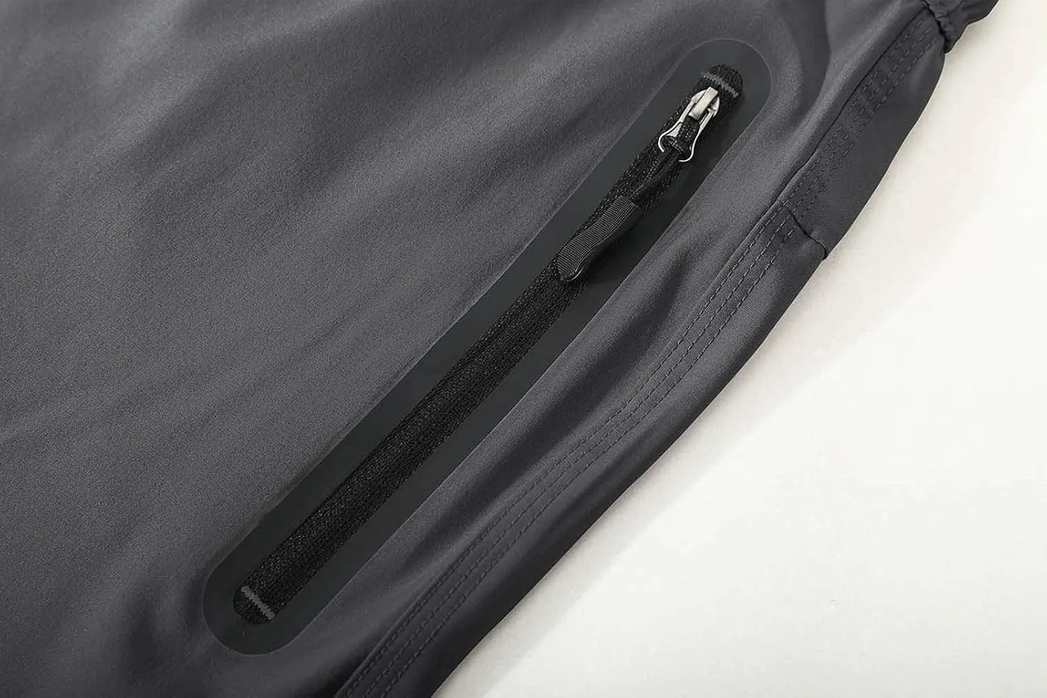 BASUDAM Men's Athletic Pants Thin Lightweight Quick Dry Zipper Pockets Outdoor Sports Pants for Running Jogging Hiking