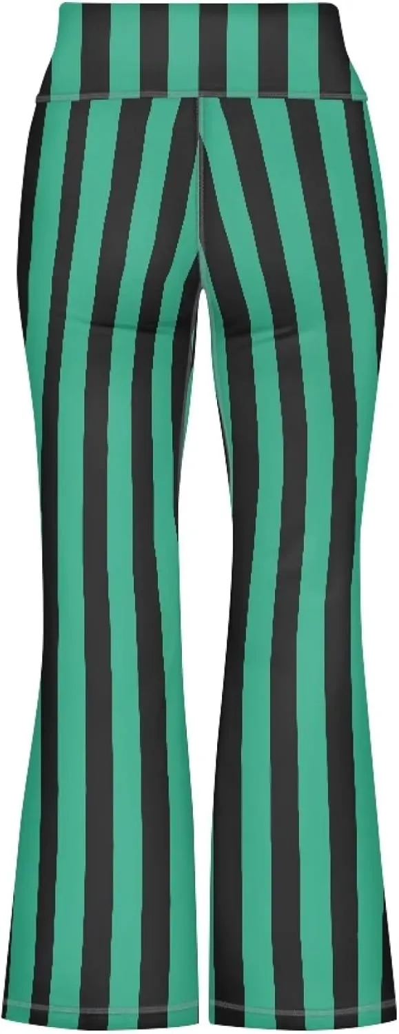 Bell Bottom Leggings for Girls Flare Yoga Pants Casual Summer Breathable Workout Oufit Kids High Waisted Legging