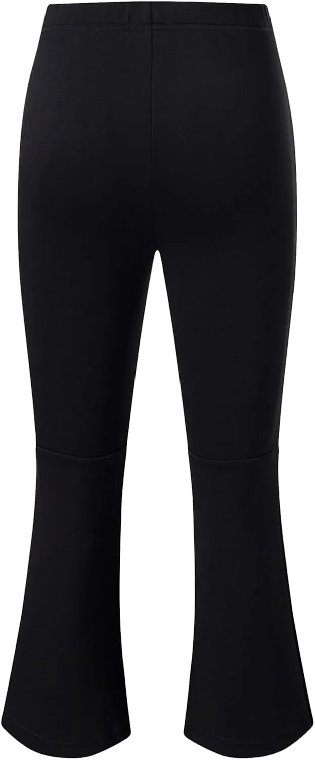blibean Girls Bell Bottoms Pants School Uniform Stretchy Leggings Size 6-15 Years