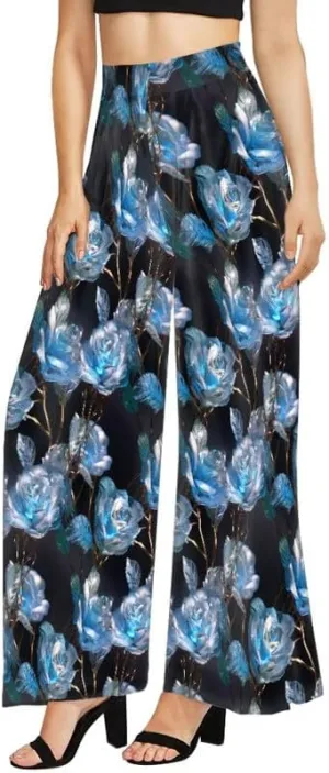 Blood Splatter Women's High Waist Pants Colorful Colorblock Beach Palazzo Long Pant Polka Dot Lounge Pant Trouser