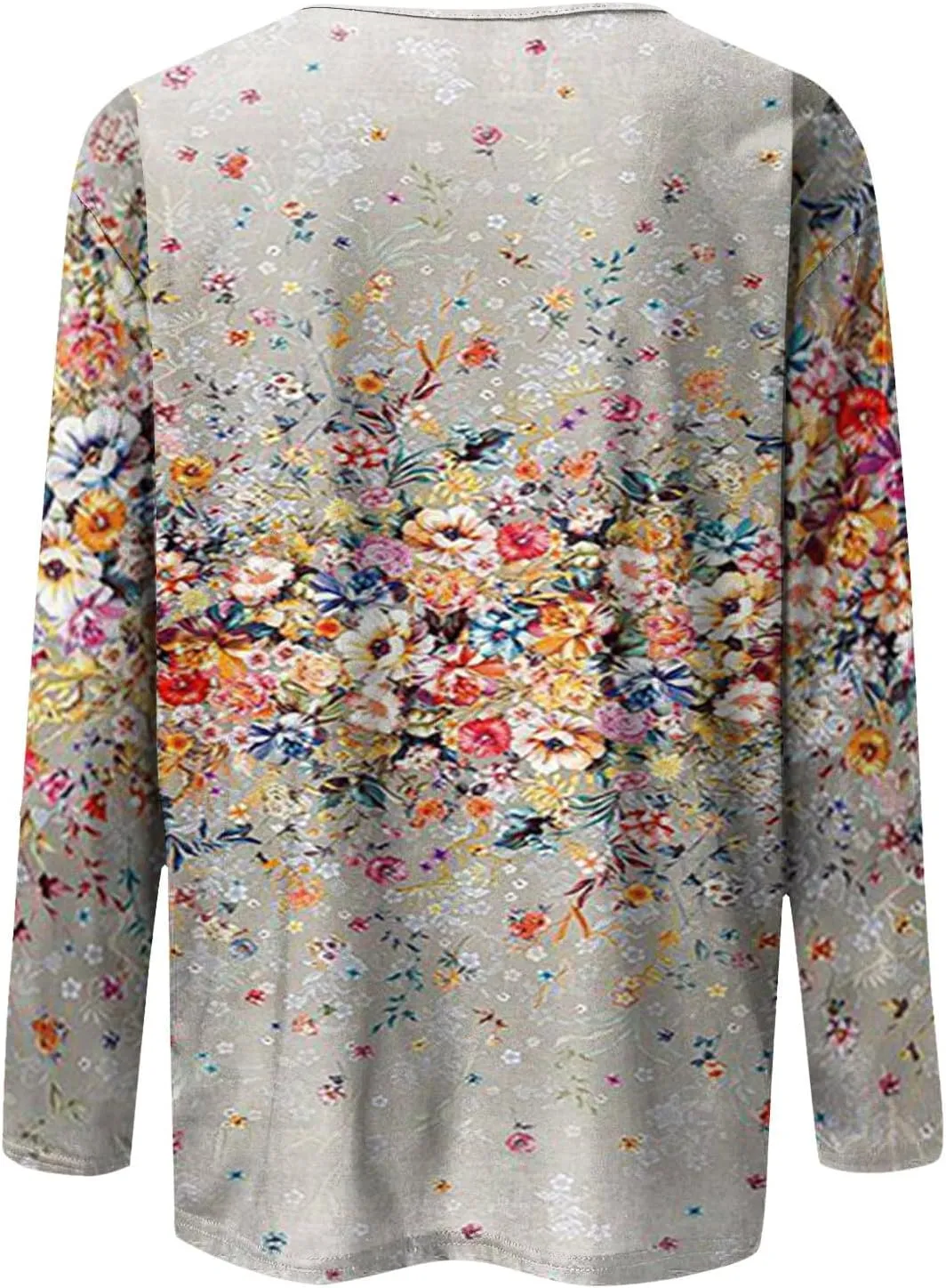 Blouses for Women 2025 Three Quarter Sleeve Round Neck T Shirt Hawaiian Printing Trendy Fashion Beach Tops