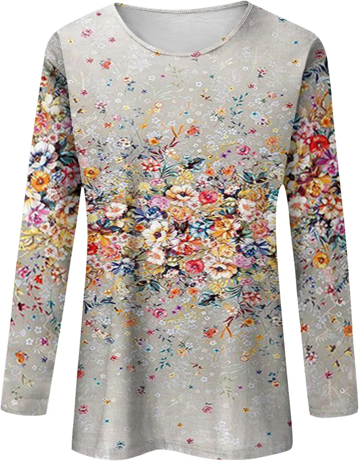 Blouses for Women 2025 Three Quarter Sleeve Round Neck T Shirt Hawaiian Printing Trendy Fashion Beach Tops