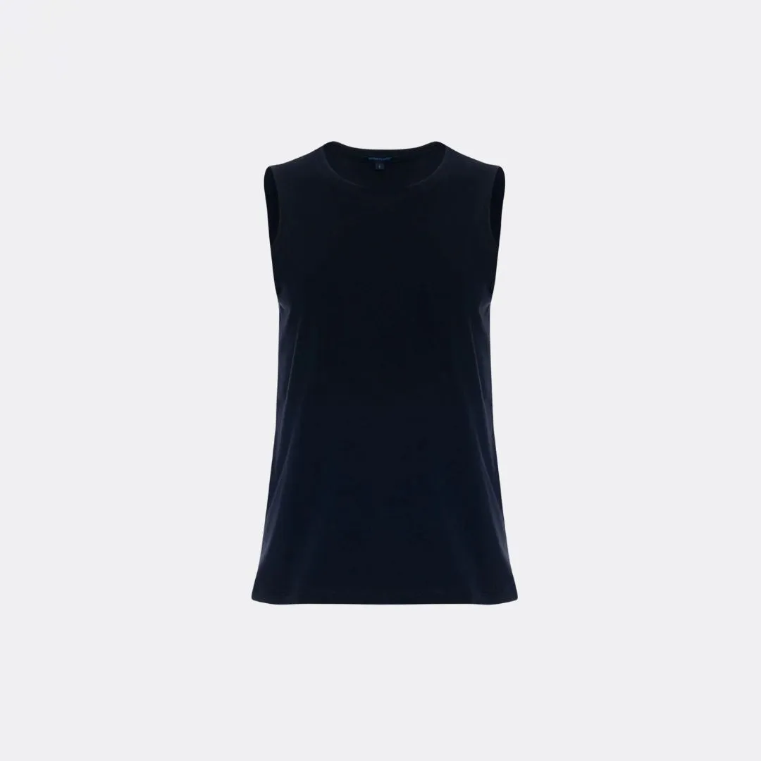 Boyfriend Crew Tank (Black)