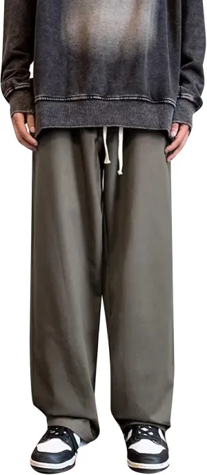 Cargo Trousers for Men and Tall Jogger Sweatpants Cargo Joggers for Men Stretch Relaxed Fit Elastic Waist Trousers