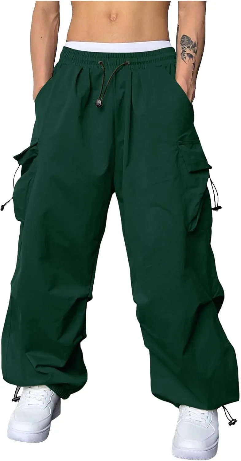 Cargo Work Pant Mens Linen Casual Track Pants Athletic Sweatpants Pockets Baggy Joggers Jog Pants Pant