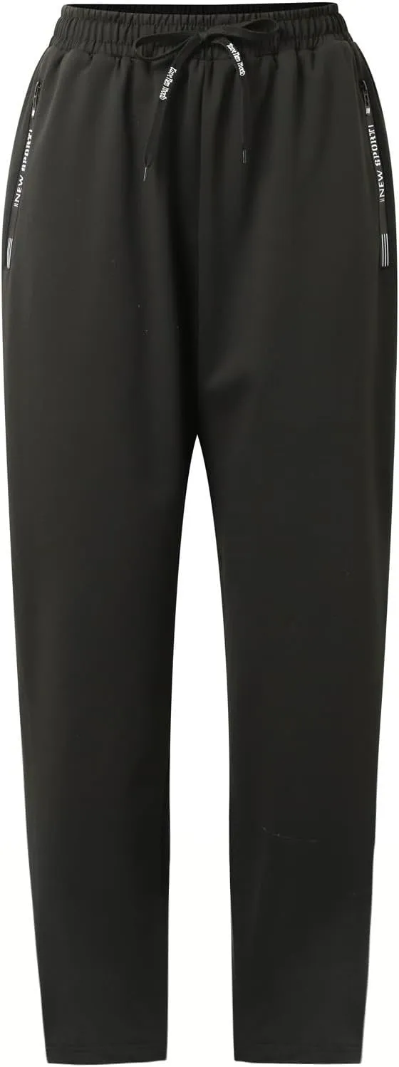 Cargo Work Pant Mens Linen Casual Track Pants Athletic Sweatpants Pockets Baggy Joggers Jog Pants Pant