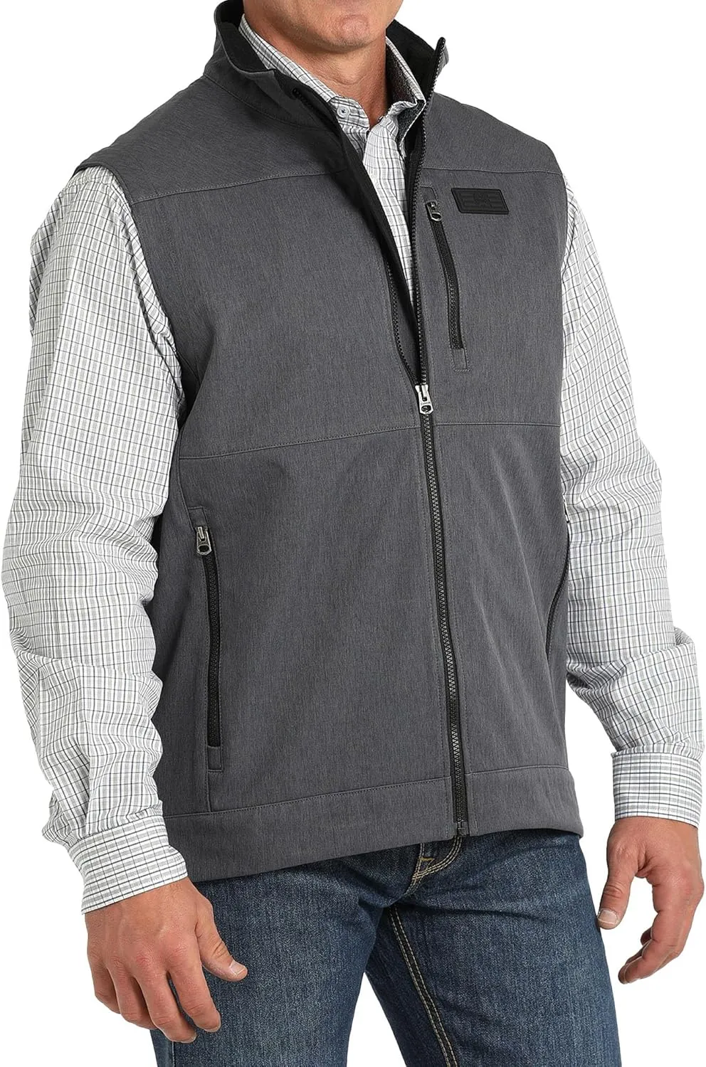 Cinch Men's Bonded Softshell Vest Navy