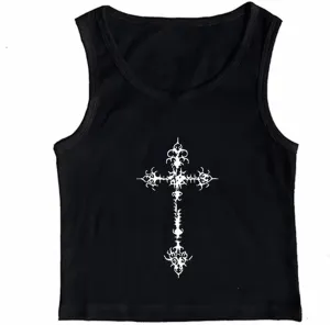 Coquette Lace Crop Tops 2000s Spaghetti Strap Tops Y2k Goth Grunge Emo Top Women Vintage Camisole