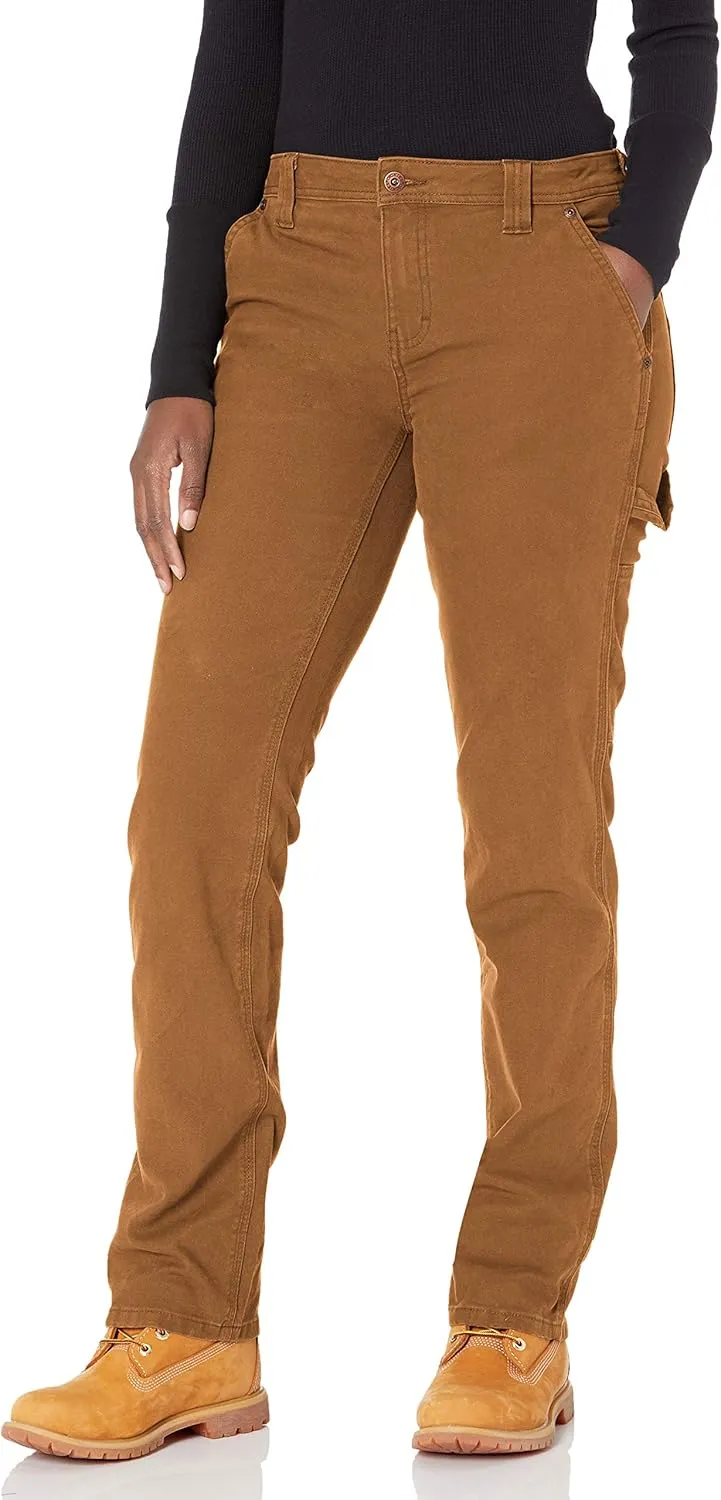Dickies Women's Relaxed Straight Carpenter Duck Pant