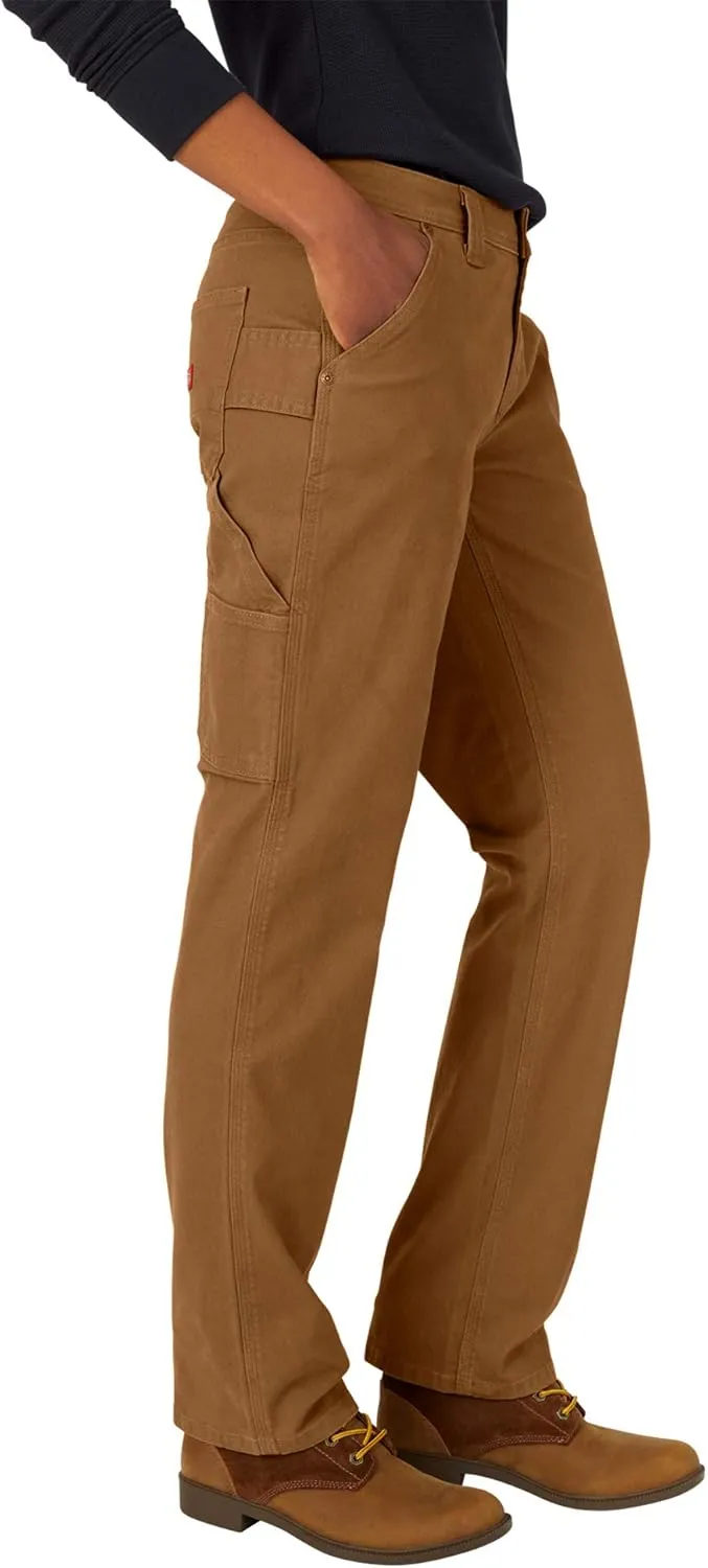 Dickies Women's Relaxed Straight Carpenter Duck Pant
