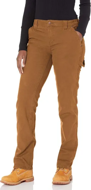 Dickies Women's Relaxed Straight Carpenter Duck Pant
