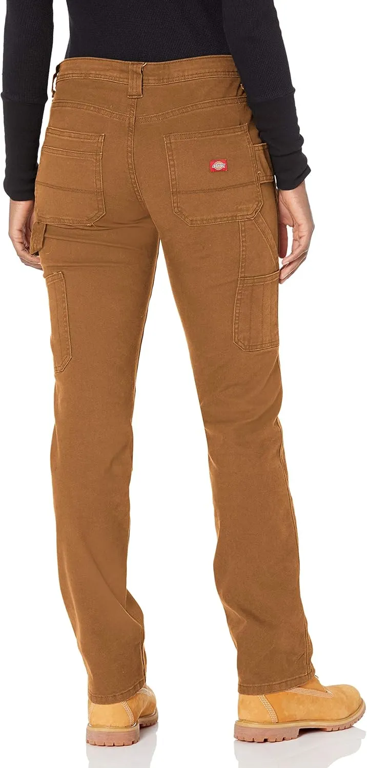 Dickies Women's Relaxed Straight Carpenter Duck Pant