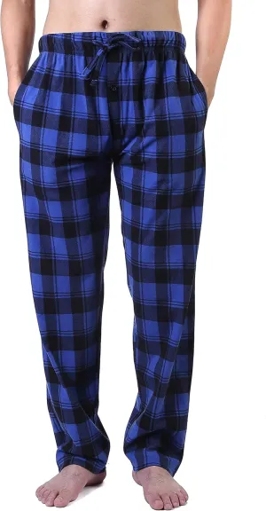 Different Touch Men's Pajama Lounge Pants Bottoms Fleece Sleepwear PJs with Pockets