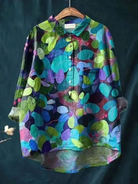 Donna - Cotton Floral Shirt