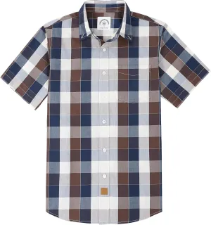Dubinik Mens Short Sleeve Button Down Shirts Summer Vintage Short Sleeve Button Down Men Lightweight Men's Casual Shirts