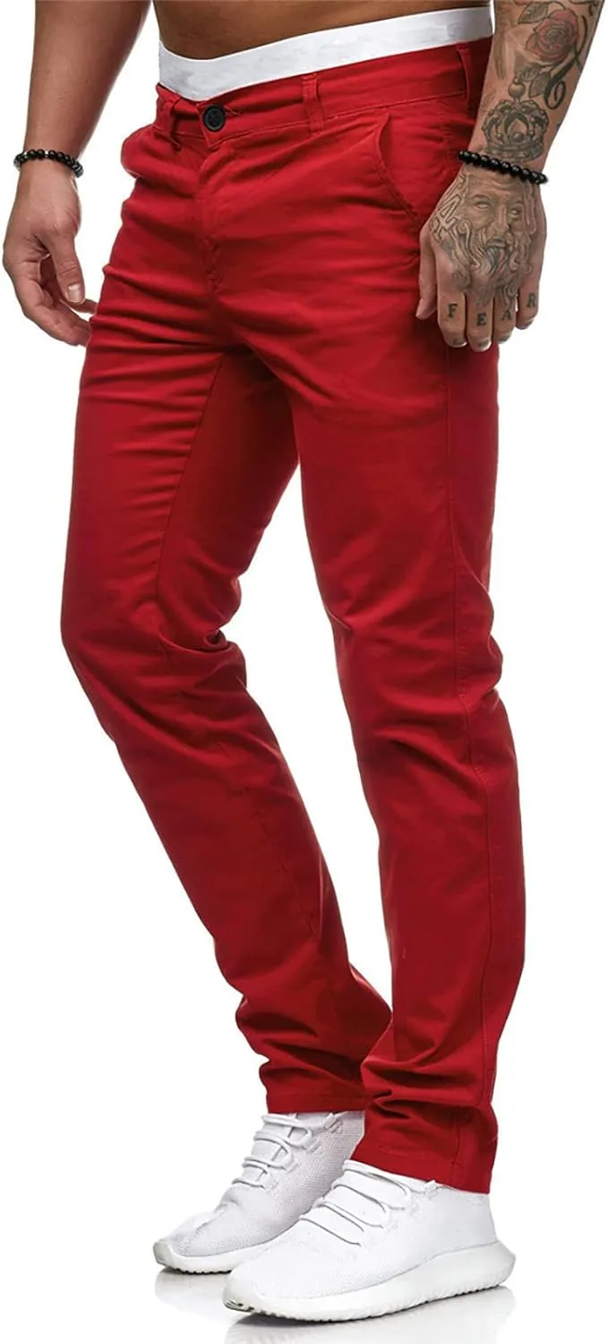 Dudubaby Baggy Pants for Men Men's Sports Casual Jogging Trousers Lightweight Hiking Work Pants Outdoor Pant