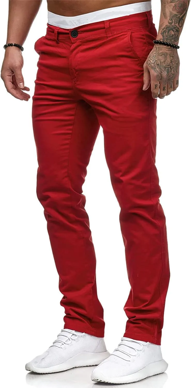 Dudubaby Baggy Pants for Men Men's Sports Casual Jogging Trousers Lightweight Hiking Work Pants Outdoor Pant