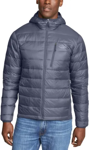 Eddie Bauer Men's Winter Jacket - Puffer Coat with Hood - Down Jacket For Outdoor (Gray, XL)