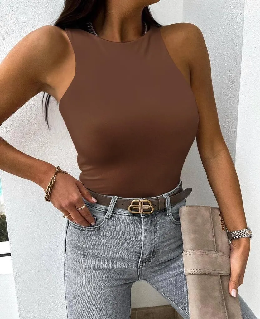 EUYZOU Women Shapewear Tummy Control Tank Tops Seamless Compression Tops Body Shaper Camisole