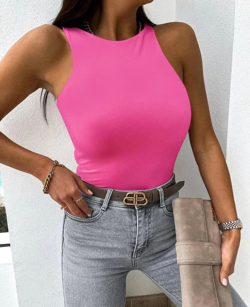 EUYZOU Women Shapewear Tummy Control Tank Tops Seamless Compression Tops Body Shaper Camisole