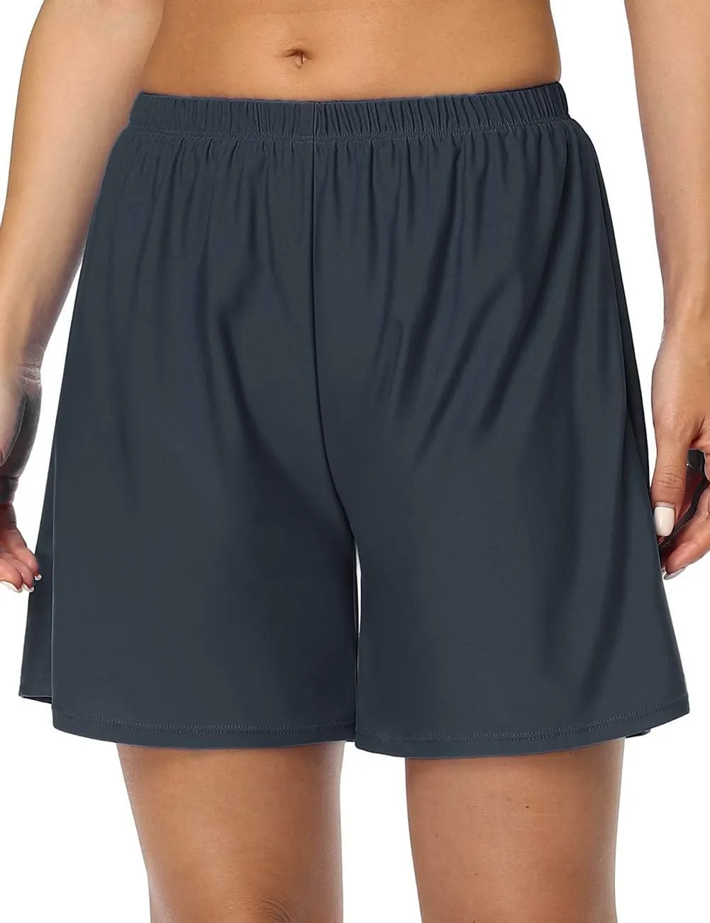Firpearl Women's Swim Board Shorts UPF 50  Sport Boyleg Swim Trunk Swimsuit Bottoms