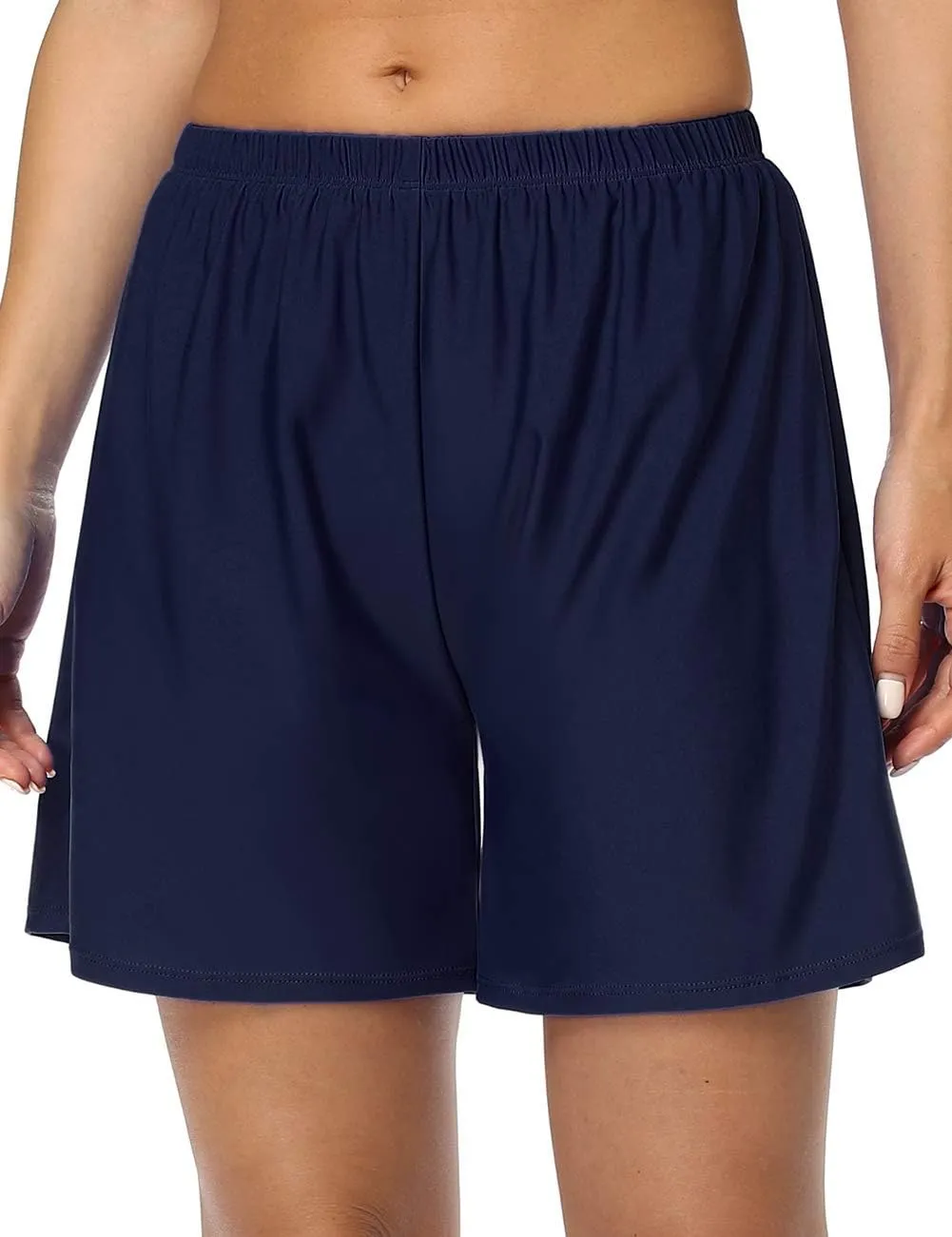 Firpearl Women's Swim Board Shorts UPF 50  Sport Boyleg Swim Trunk Swimsuit Bottoms