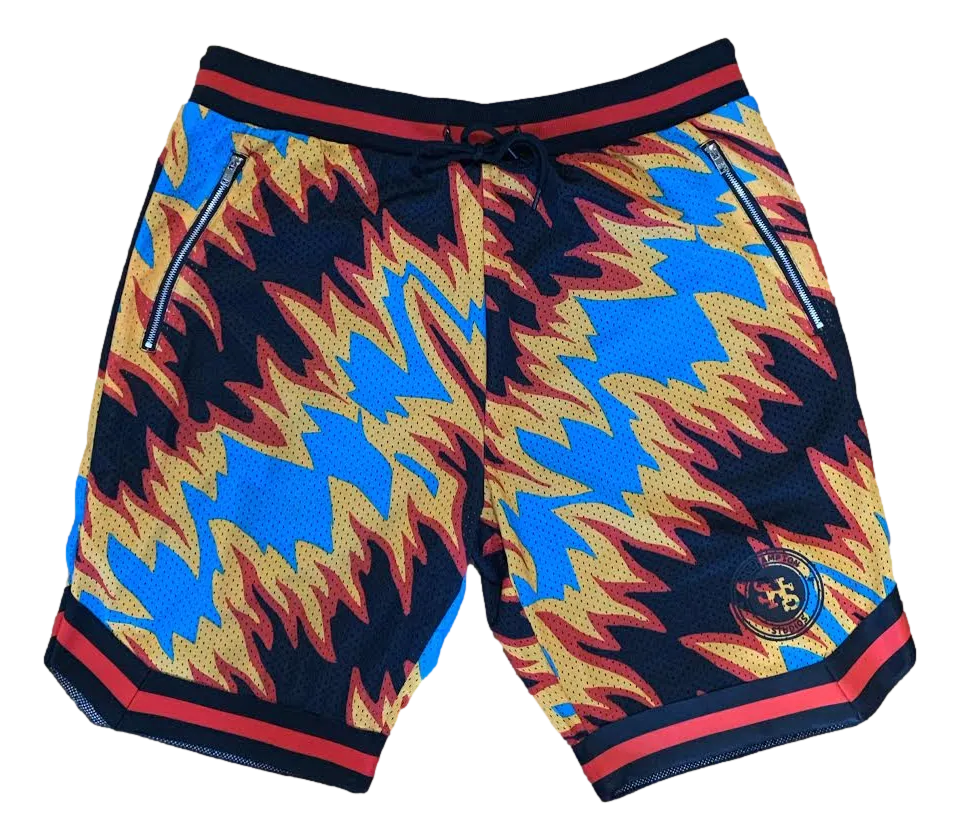 Flame Mesh Shorts