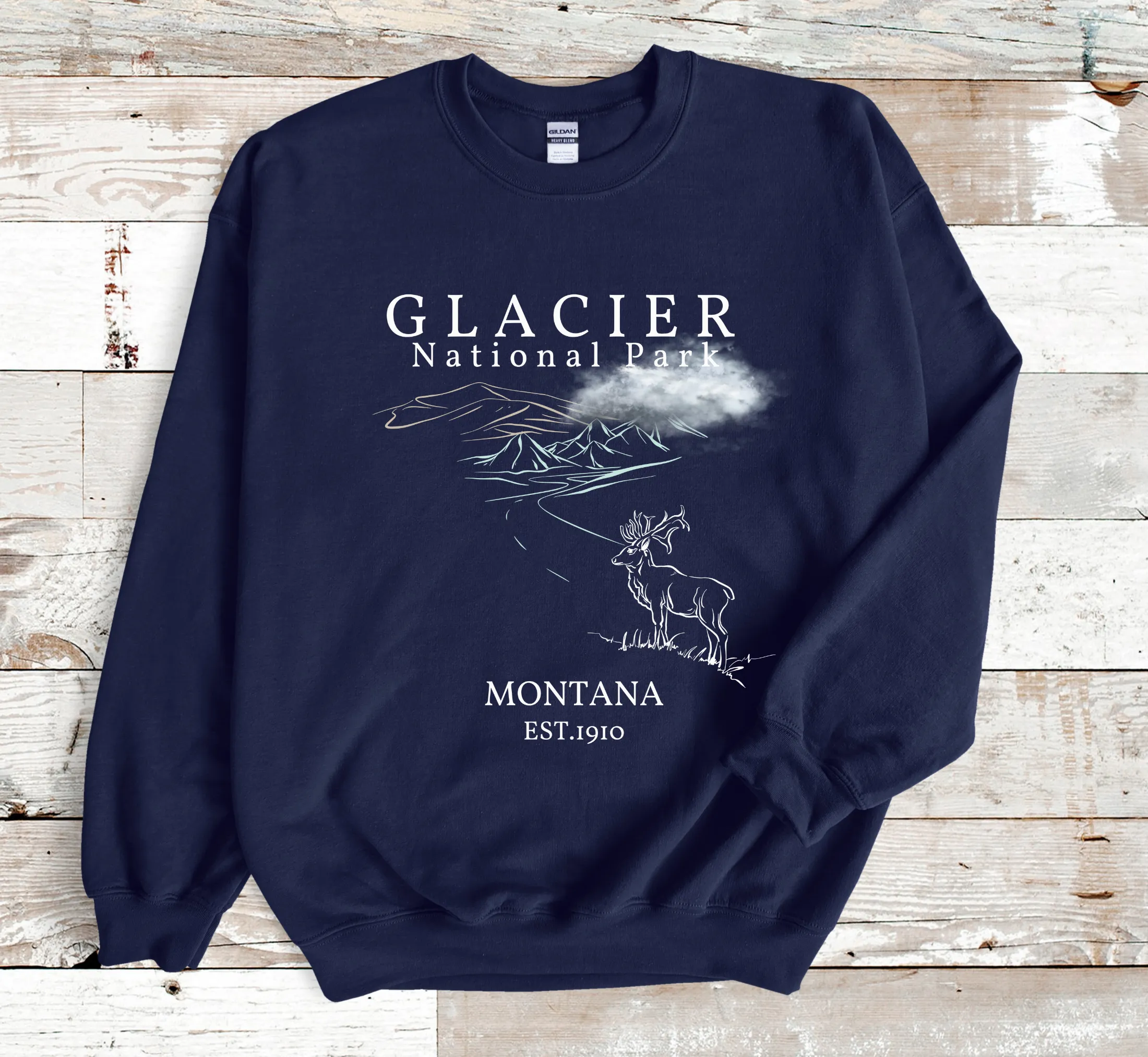 Glacier National Park Sweatshirt
