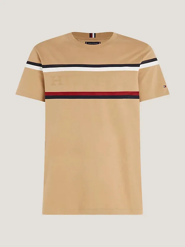 Global Stripe Monotype Tee
