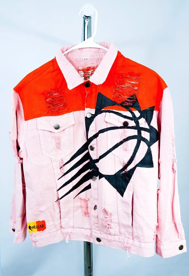 'GO SUNS' DENIM JACKET - WOMEN