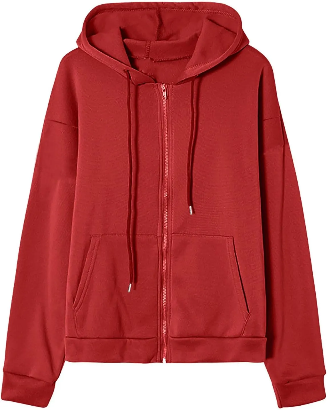 HGps8w Dear Person Behind Me Womens Zip Up Hoodies, Funny Sayings Oversized Long Sleeve Casual Sweatshirts Jackets