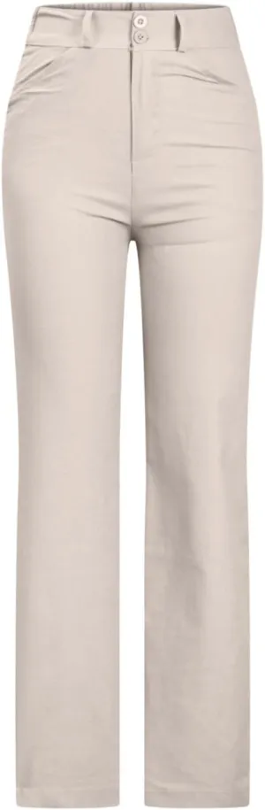 High Waist Pants for Women Business Casual Pants Regular Fit Stretch Pants Straight Leg Trousers with Pockets