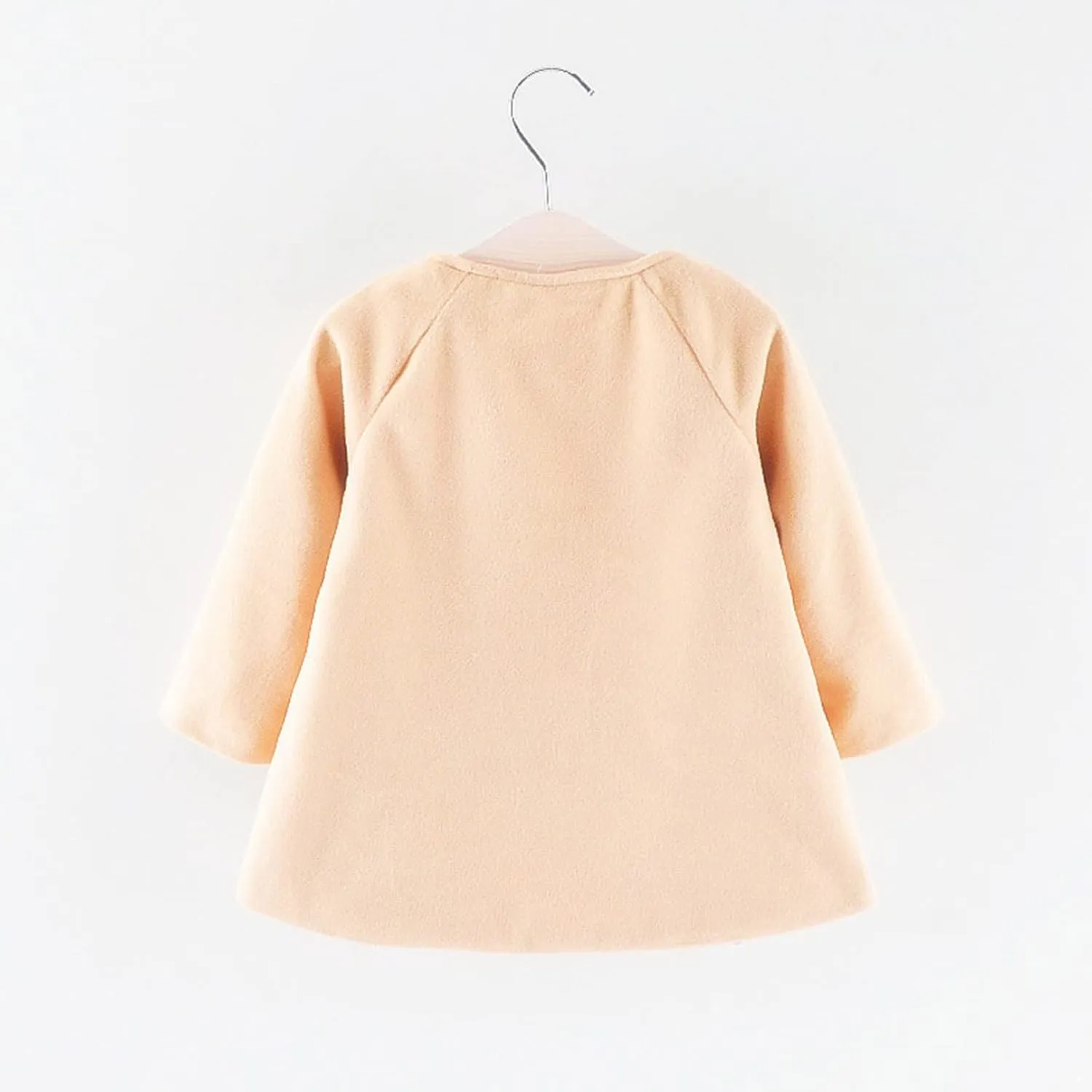 iiniim Toddler Baby Girl Coats Kids Cloak Button Warm Thick Jacket Fall Winter Outwear Clothes