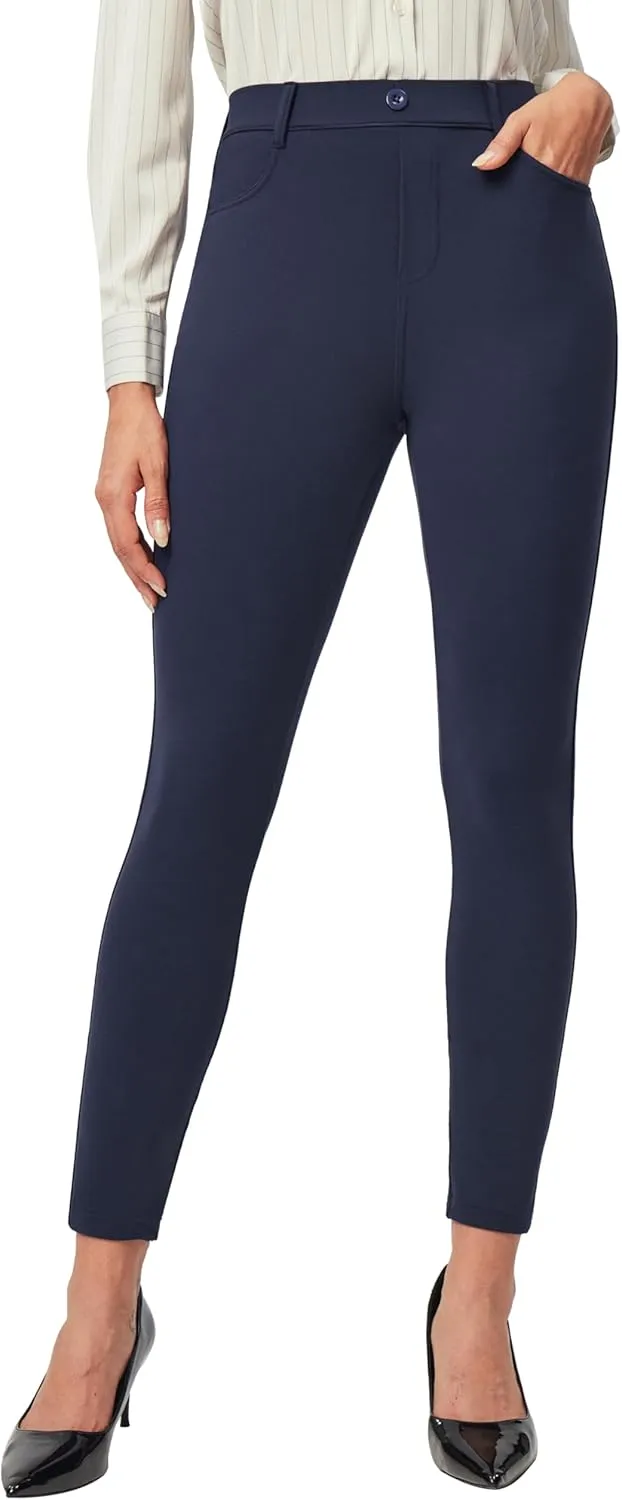 IUGA Stretchy Work Pants for Women Pull on Dress Pants for Women High Waitsted Business Casual Pants with 2 Pockets