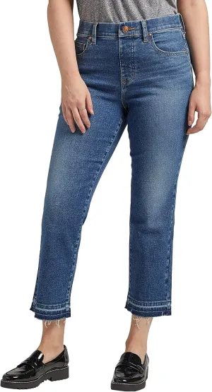 JAG Women's Valentina High Rise Straight Leg Pull-on Jeans-Legacy