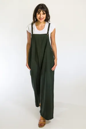Juanita Overalls | Long - Green