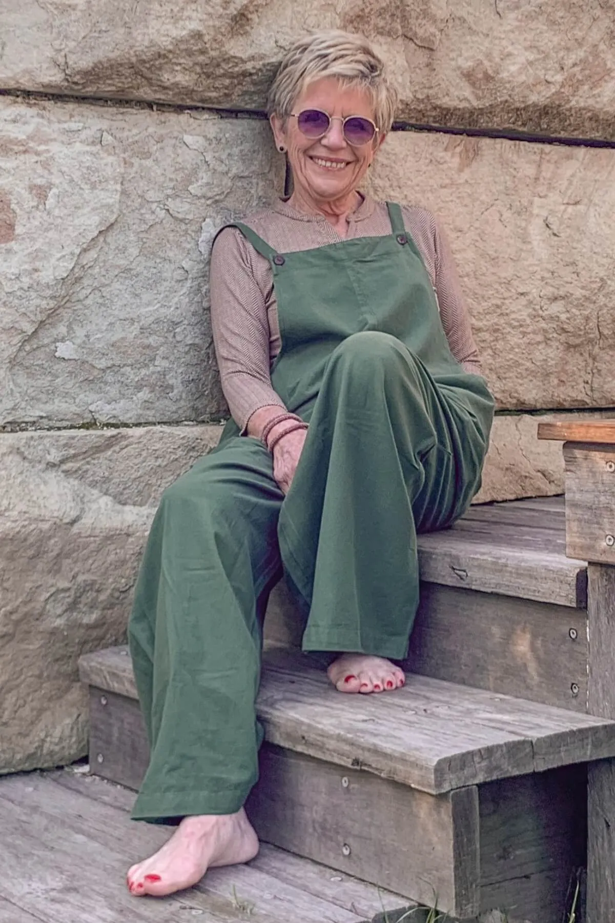 Juanita Overalls | Long - Green