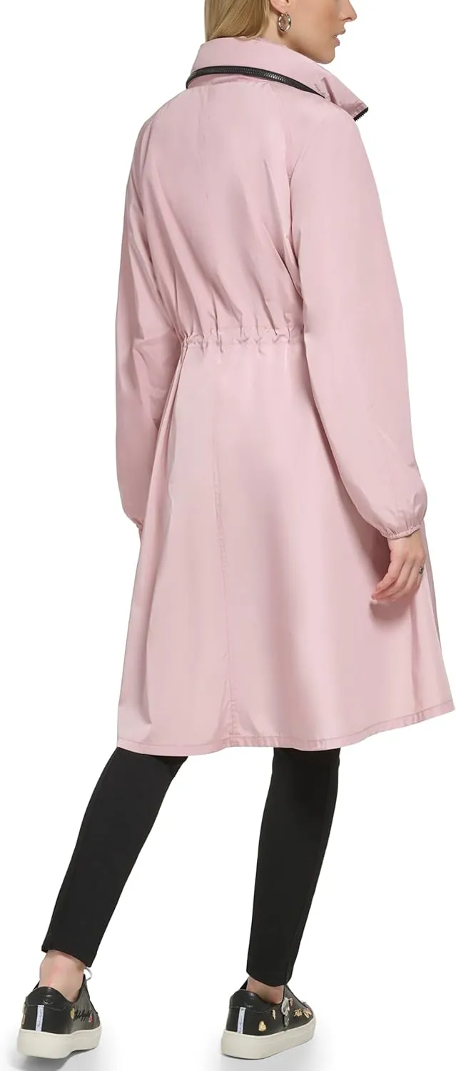 Karl Lagerfeld Paris Women's Belted Trench Coat